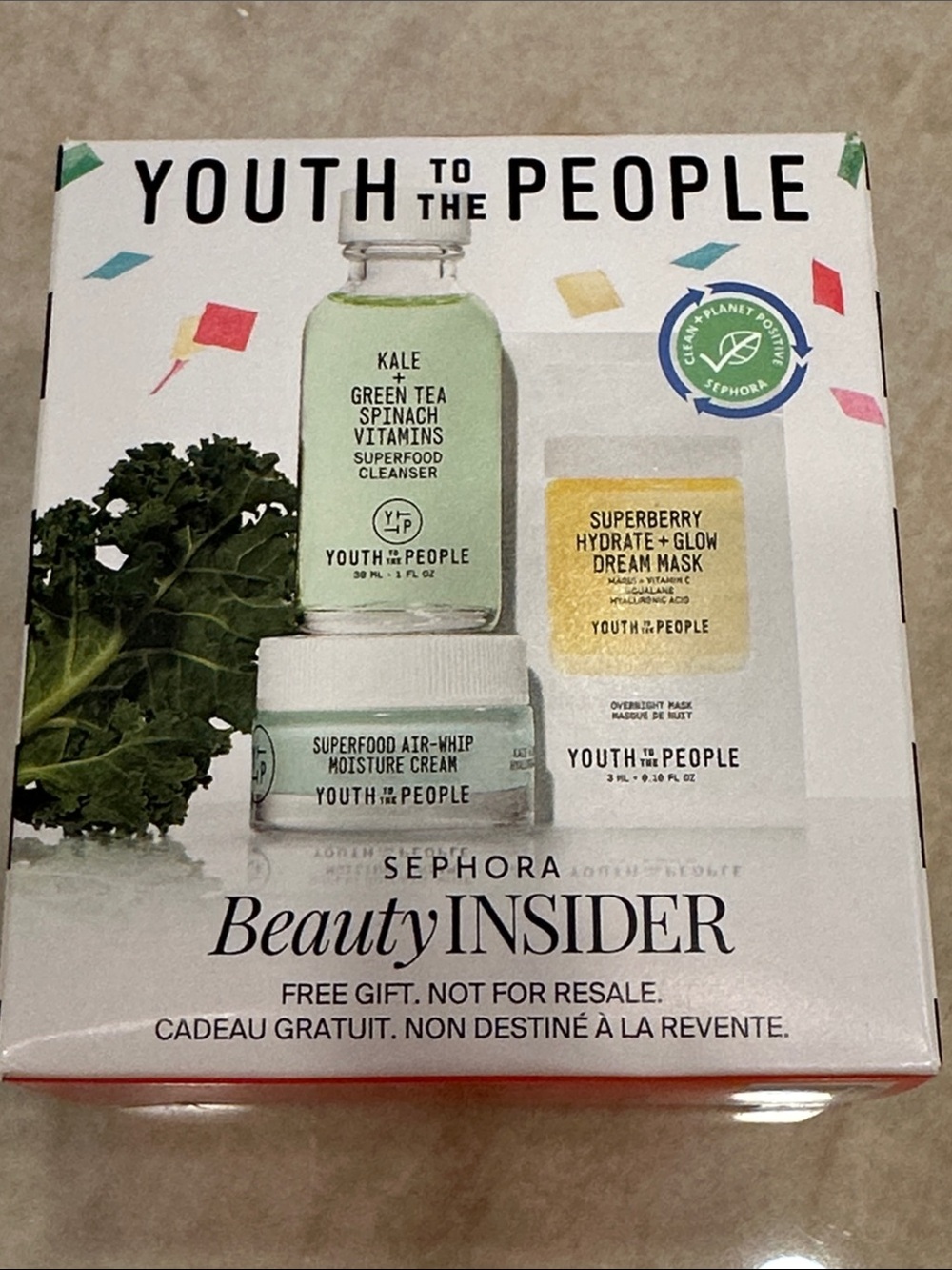 NEW Youth to the People - Sephora Beauty Insider Birthday Set